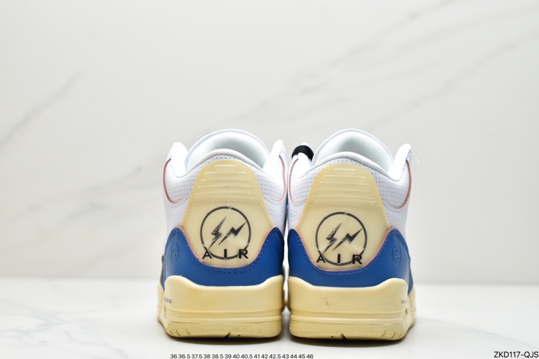 270 Fragment Design x Air Jordan 3 藤原浩闪电联名 AJ3 乔丹3代 aj3 乔3 藤原浩闪电DA3595-100