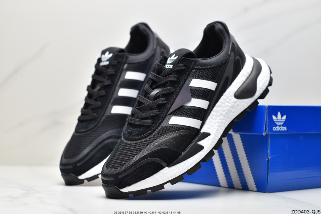 230  Adidas 阿迪达斯RETROPY P9夜行者3代 真爆大底复古跑鞋HO3087