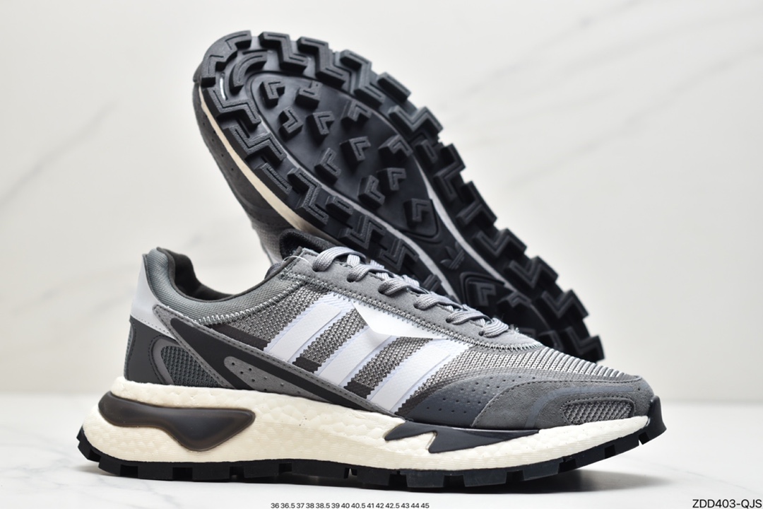 230  Adidas 阿迪达斯RETROPY P9夜行者3代 真爆大底复古跑鞋HO3087