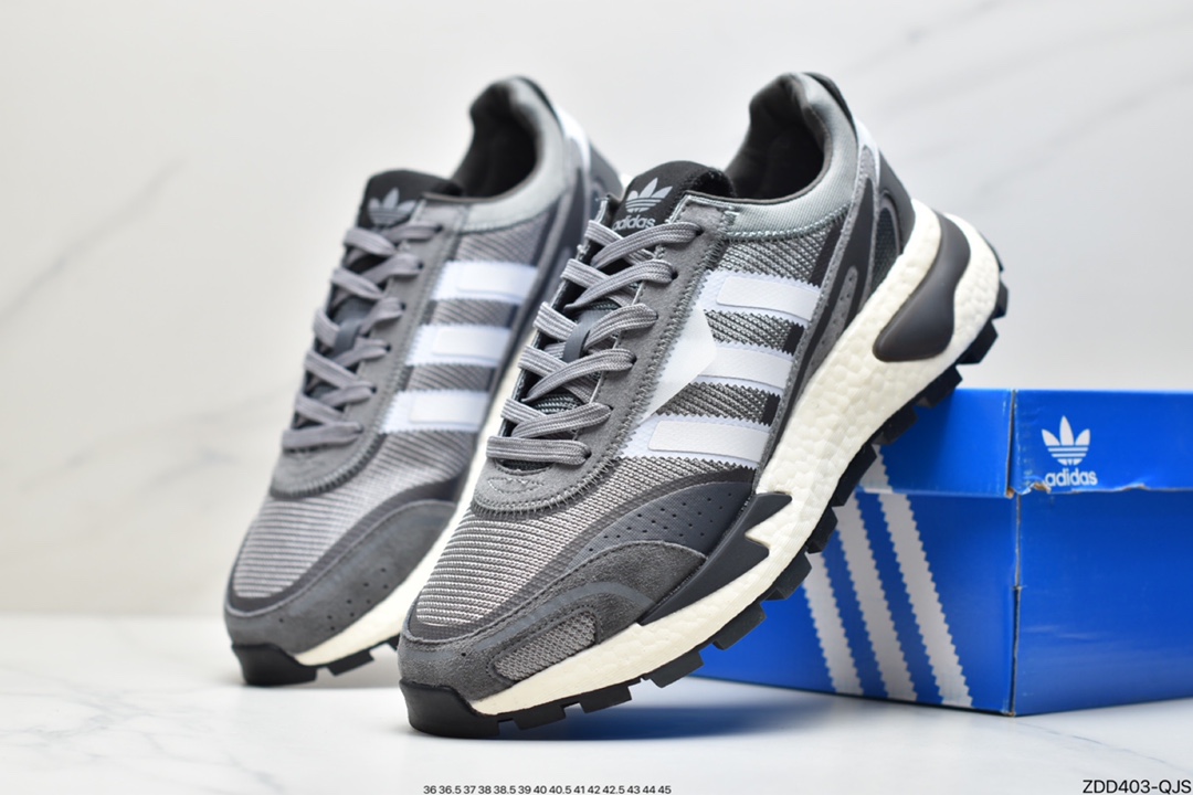 230  Adidas 阿迪达斯RETROPY P9夜行者3代 真爆大底复古跑鞋HO3087