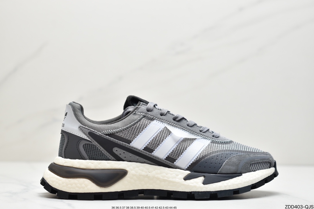 230  Adidas 阿迪达斯RETROPY P9夜行者3代 真爆大底复古跑鞋HO3087