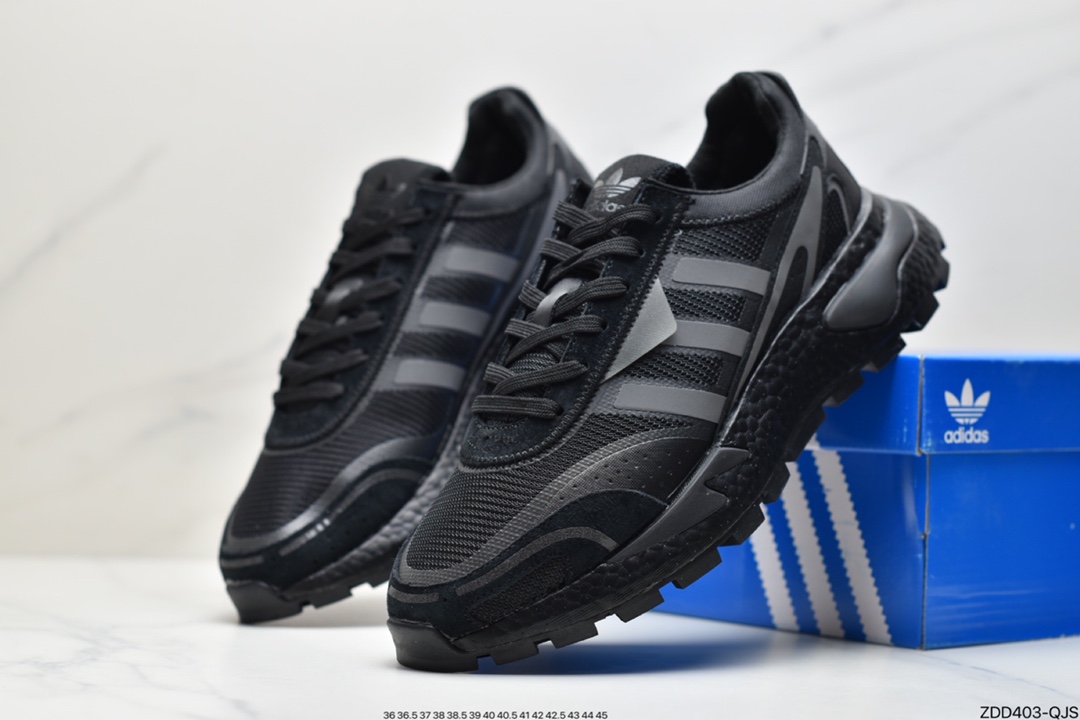 230  Adidas 阿迪达斯RETROPY P9夜行者3代 真爆大底复古跑鞋HO3087