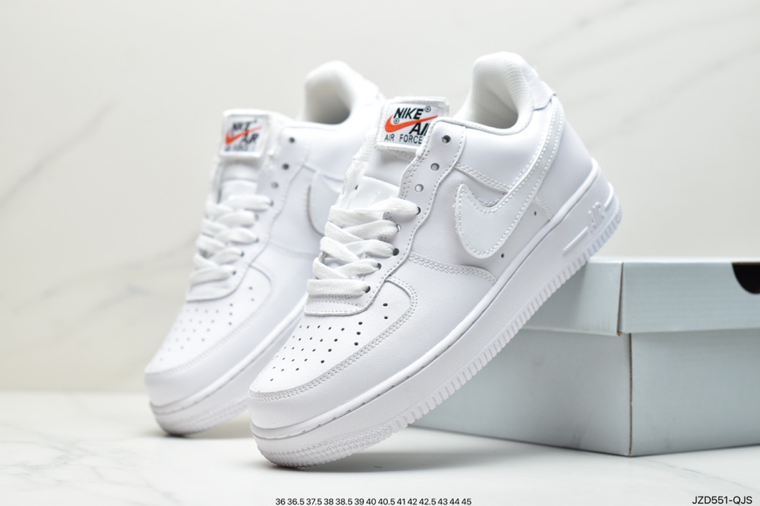 140 耐克Nike Air Force 1 07 QS“ Swoosh Pack”魔术贴彩色勾换空军一号经典搭百休闲运动板鞋“浅米彩虹勾”AH8462-101