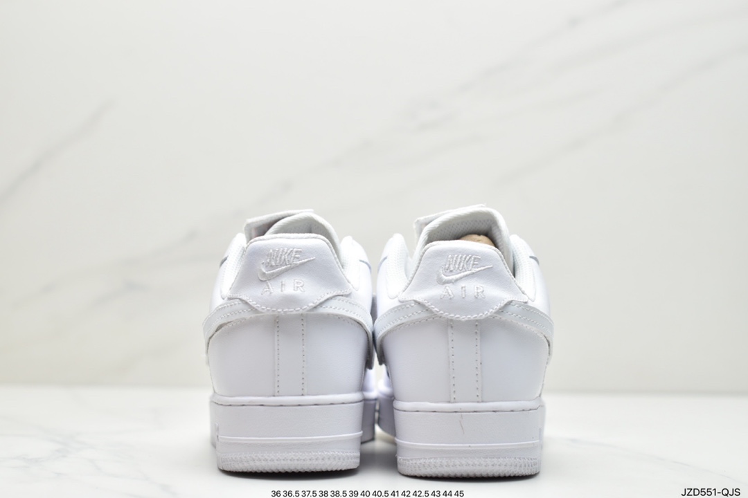 140 耐克Nike Air Force 1 07 QS“ Swoosh Pack”魔术贴彩色勾换空军一号经典搭百休闲运动板鞋“浅米彩虹勾”AH8462-101