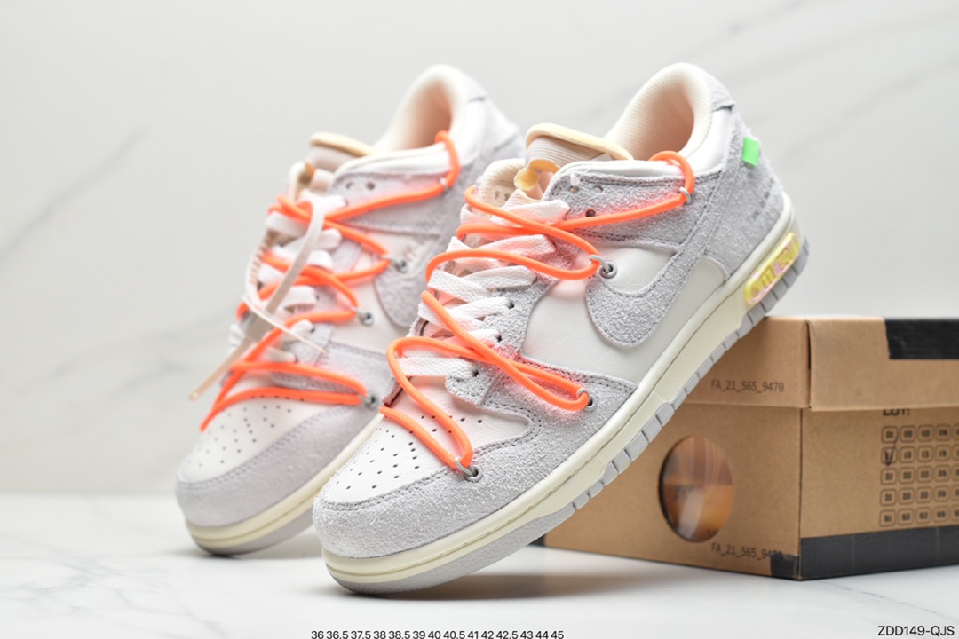 230 Off-White x Nike Dunk Low NO.3白鞋带 蓝扣 纯原大厂DM1602-124