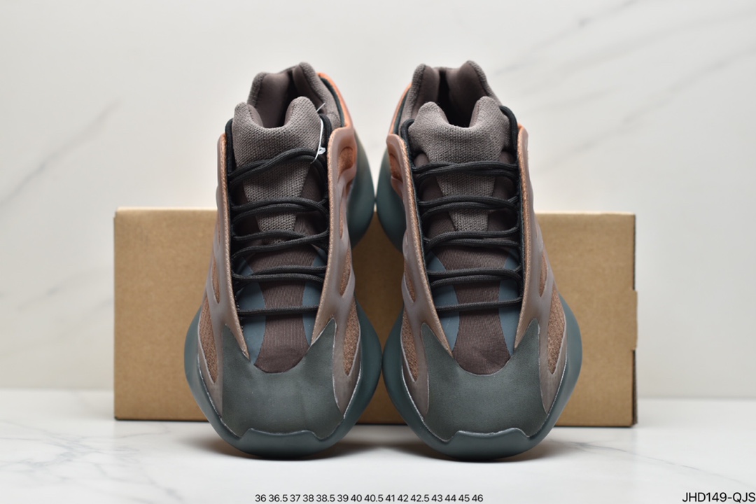 190 Adidas 阿迪达斯 Yeezy 700V3  侃爷椰子鞋面异型复古老爹鞋 GY4109