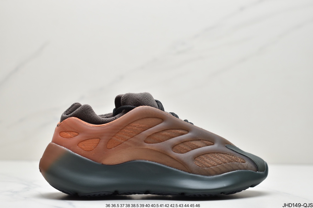 190 Adidas 阿迪达斯 Yeezy 700V3  侃爷椰子鞋面异型复古老爹鞋 GY4109