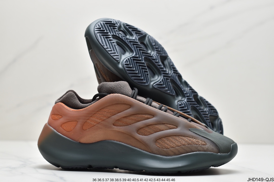 190 Adidas 阿迪达斯 Yeezy 700V3  侃爷椰子鞋面异型复古老爹鞋 GY4109
