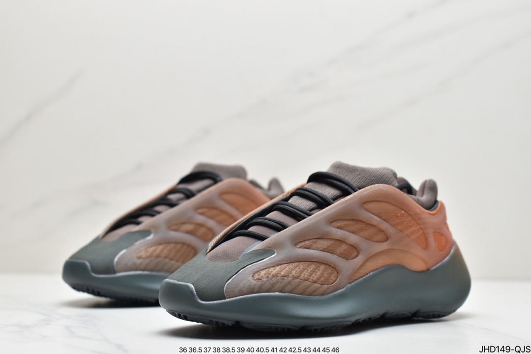 190 Adidas 阿迪达斯 Yeezy 700V3  侃爷椰子鞋面异型复古老爹鞋 GY4109