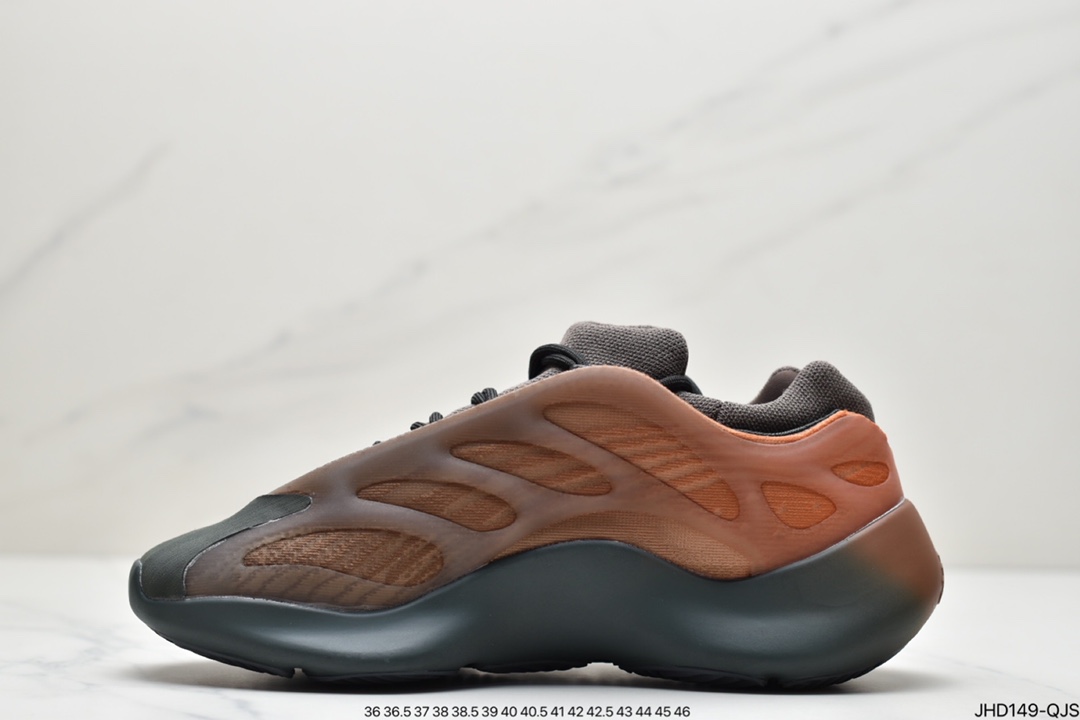 190 Adidas 阿迪达斯 Yeezy 700V3  侃爷椰子鞋面异型复古老爹鞋 GY4109