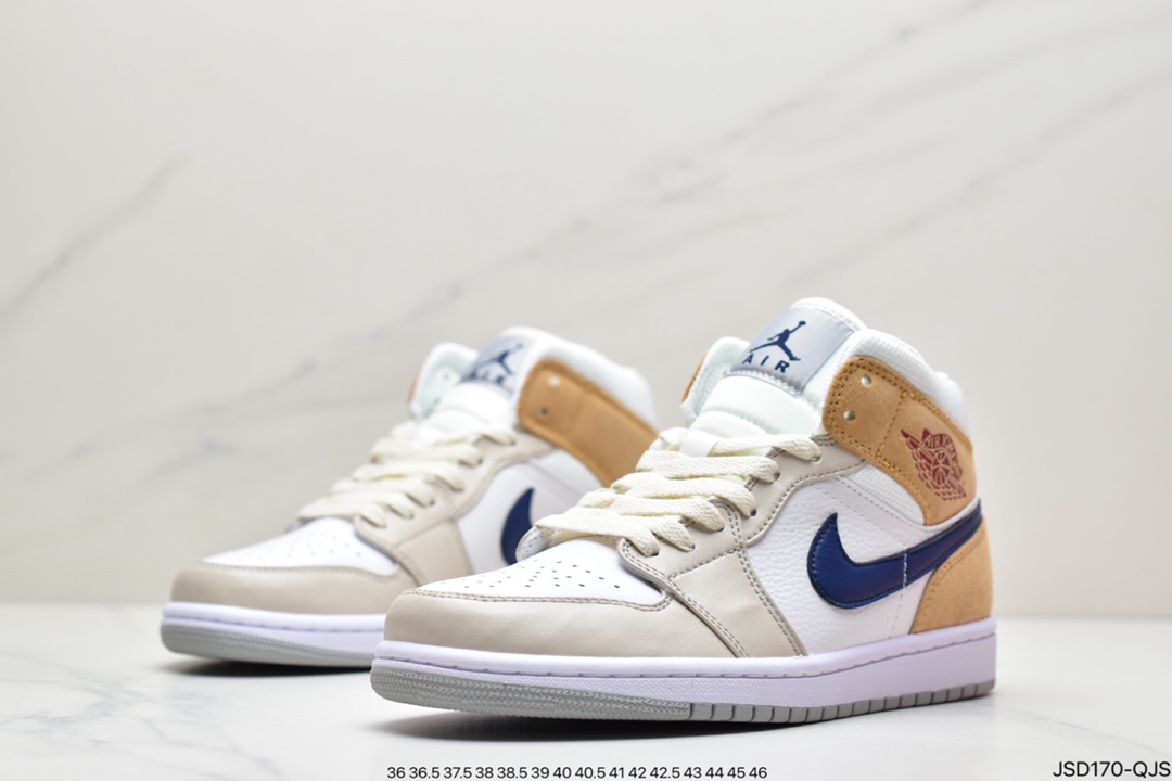 200 Air Jordan 1 Mid AJ1 中帮篮球鞋DC7294-103