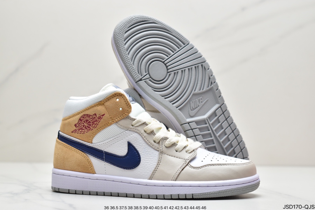 200 Air Jordan 1 Mid AJ1 中帮篮球鞋DC7294-103