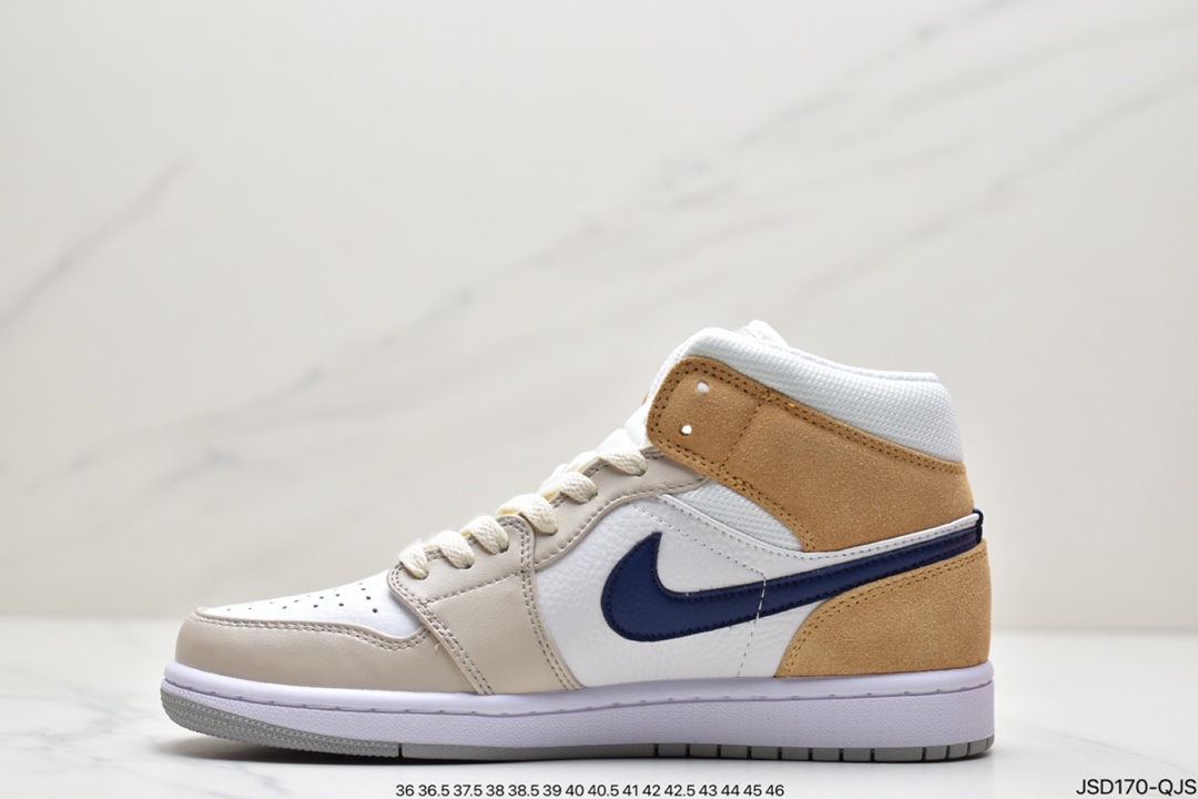 200 Air Jordan 1 Mid AJ1 中帮篮球鞋DC7294-103