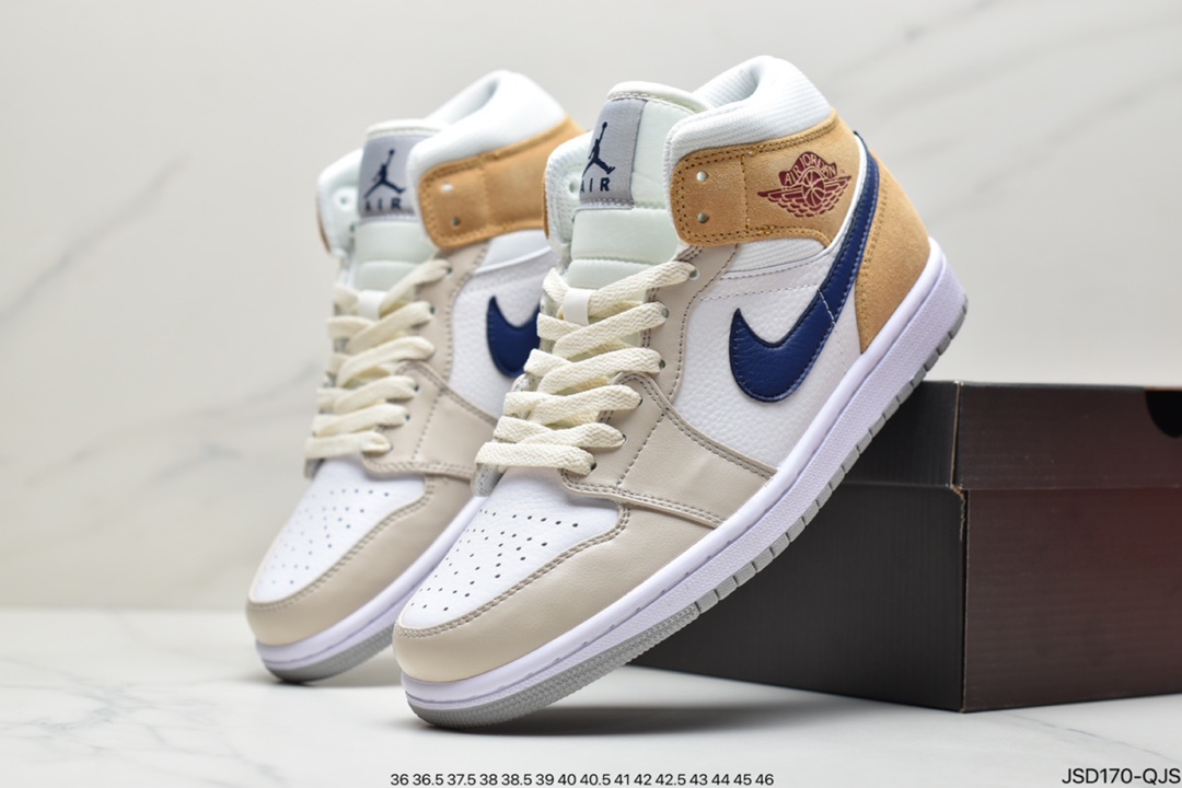 200 Air Jordan 1 Mid AJ1 中帮篮球鞋DC7294-103