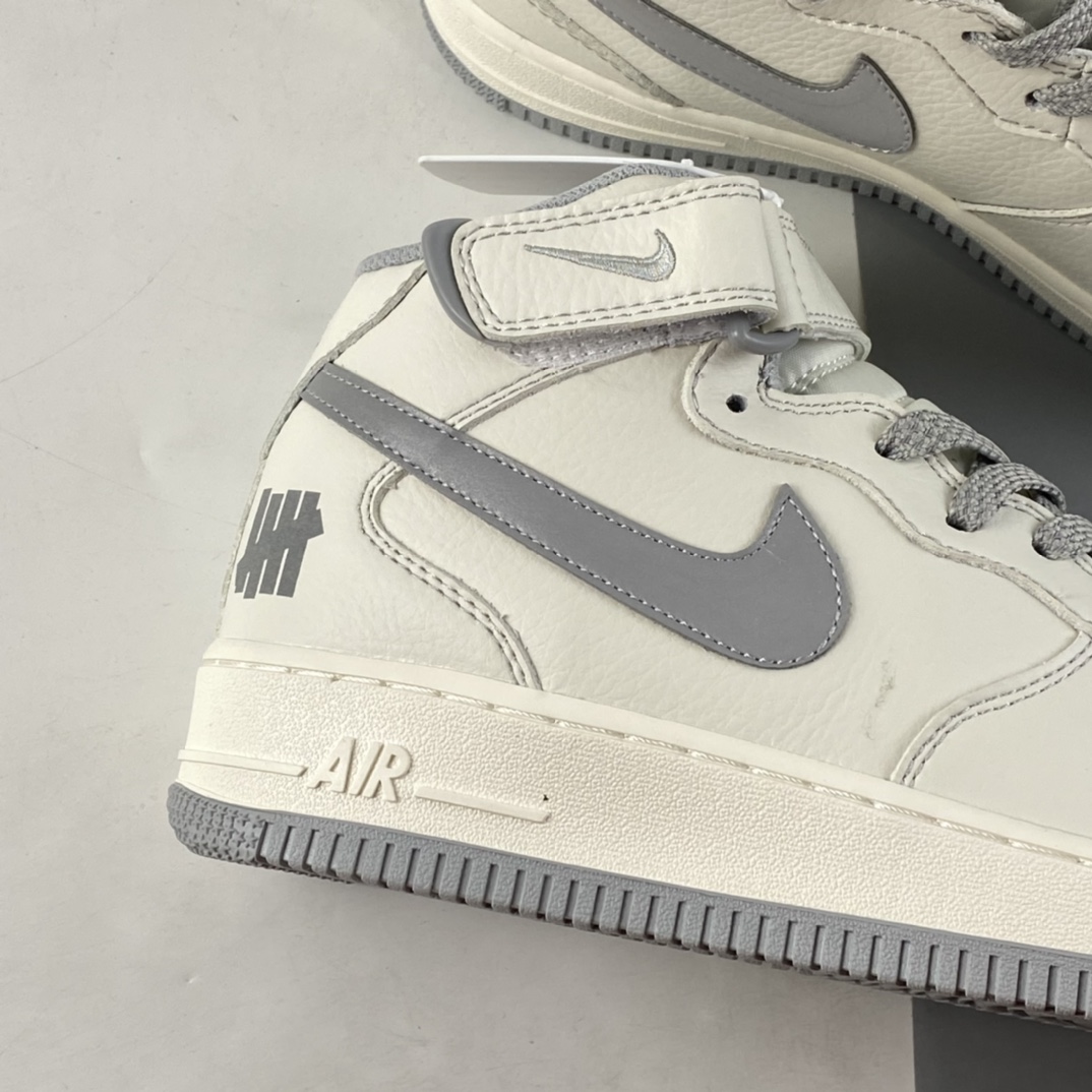 P260  Undefeated x NIKE Air Force 1 Mid SU19 白银夜魔侠休闲板鞋 AO6617-306