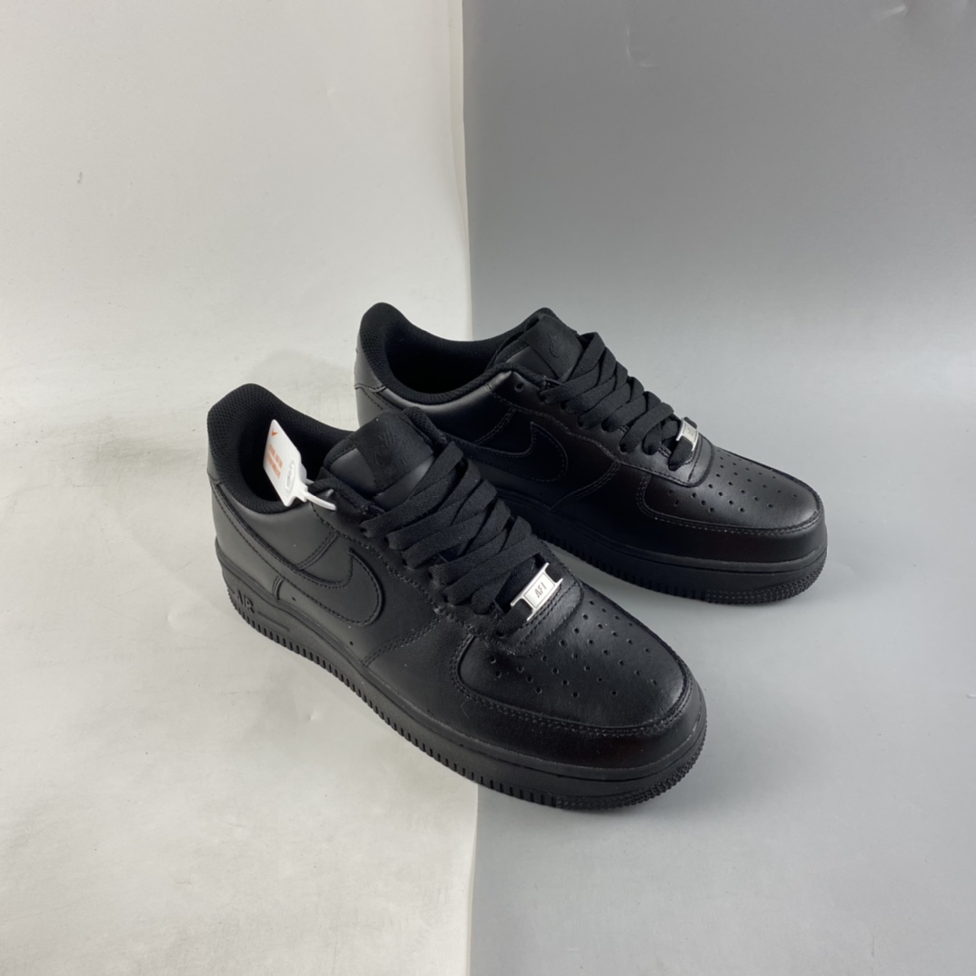 P150  NIKE Air Force 1 ’07 ”全黑” 空军一号低帮休闲运动板鞋 315122-001