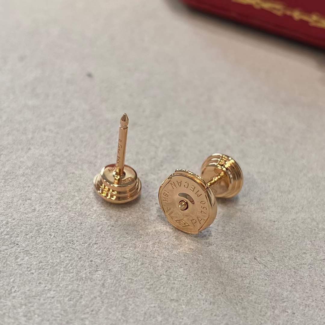 Cartier Cartier 卡地亚 飞碟单钻耳钉 玫瑰金