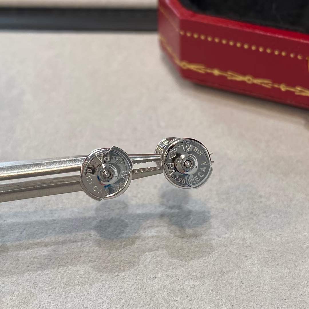 Cartier Cartier 卡地亚 飞碟单钻耳钉 银色