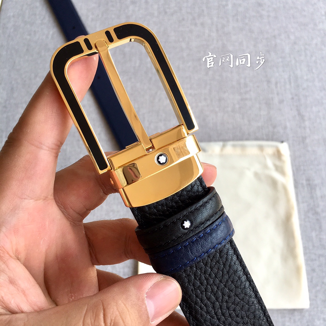 万宝龙不锈钢针式带扣专柜在售爆款感谢