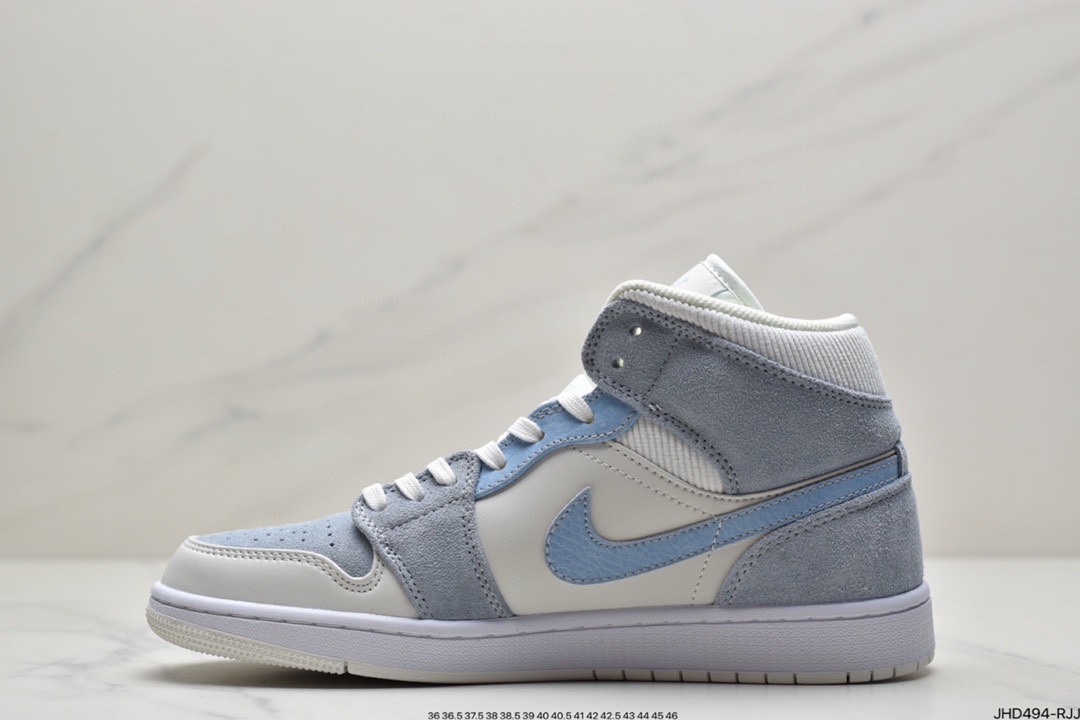 190 Air Jordan 1 Mid ”Obsidian”黑曜石 乔一中邦 554724-174