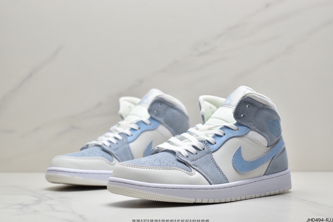 190 Air Jordan 1 Mid ”Obsidian”黑曜石 乔一中邦 554724-174