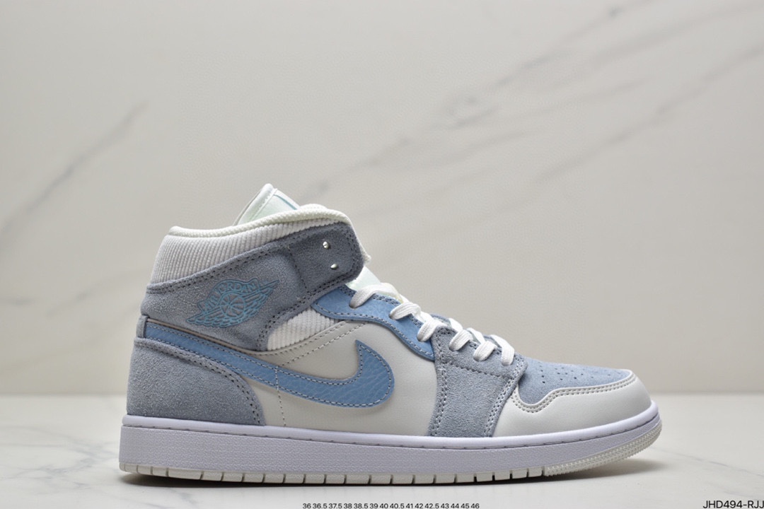 190 Air Jordan 1 Mid ”Obsidian”黑曜石 乔一中邦 554724-174
