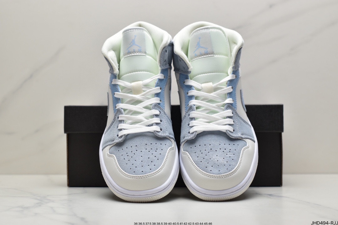190 Air Jordan 1 Mid ”Obsidian”黑曜石 乔一中邦 554724-174