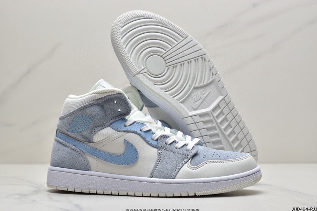 190 Air Jordan 1 Mid ”Obsidian”黑曜石 乔一中邦 554724-174