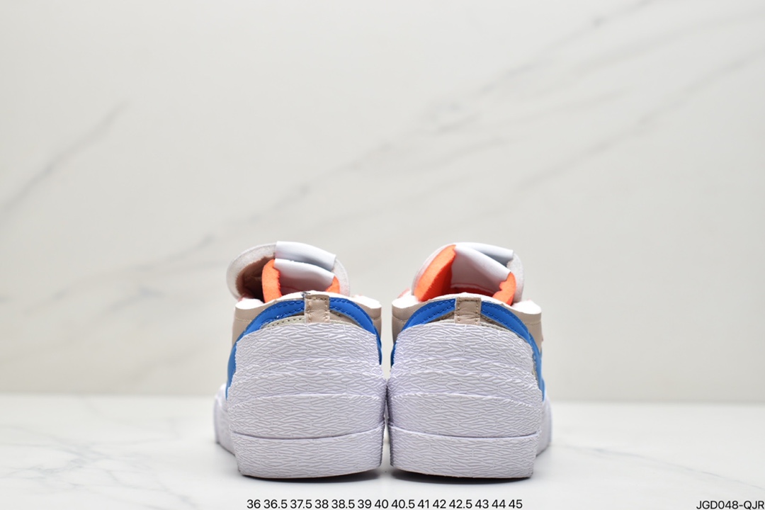 180 联名日式解构美学品牌SACAI x Nike Blazer Low 重叠设计前卫开拓者低帮百搭板鞋DM7901