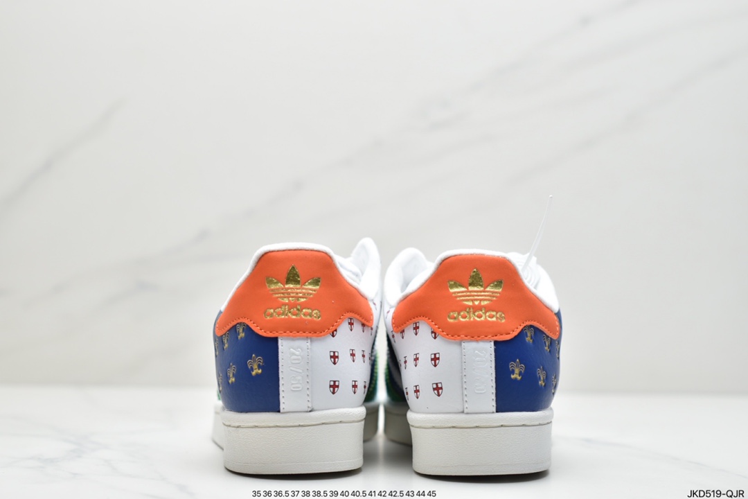160 阿迪达斯Adidas Originals SUPERSTAR W 贝壳头经典百搭休闲小白板鞋FX7175