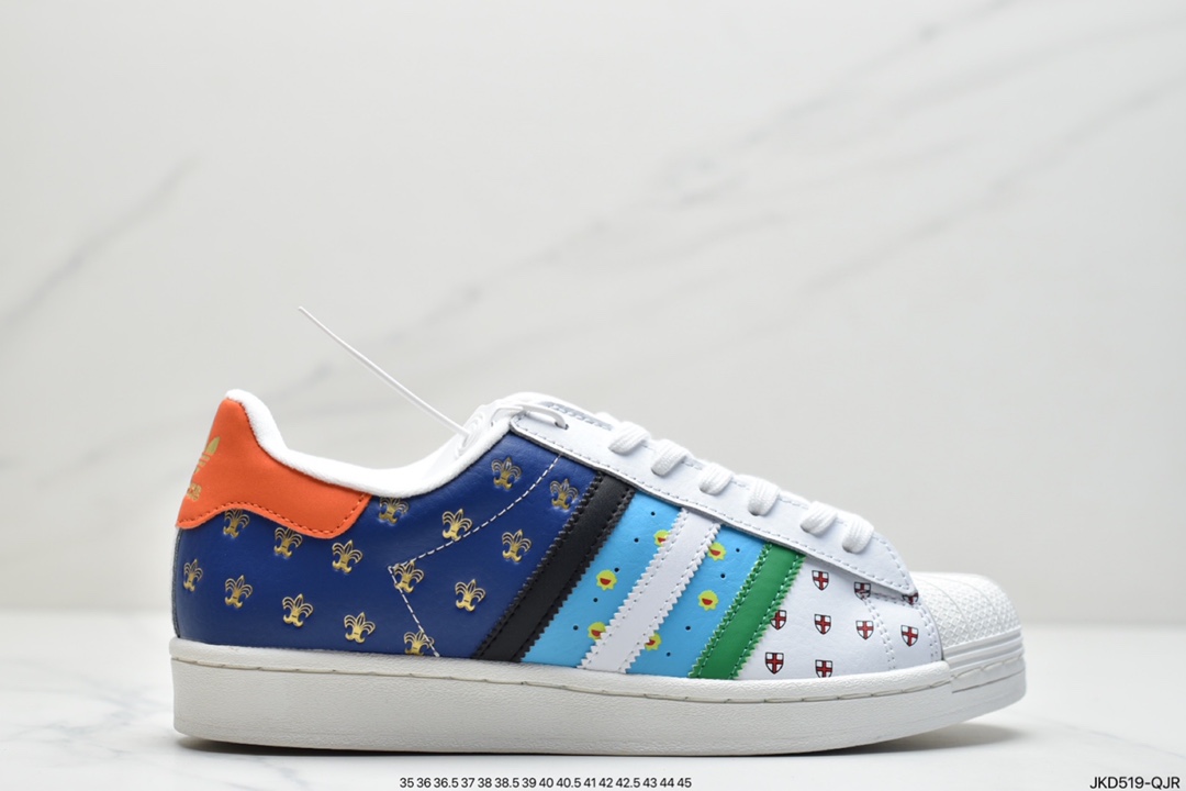 160 阿迪达斯Adidas Originals SUPERSTAR W 贝壳头经典百搭休闲小白板鞋FX7175