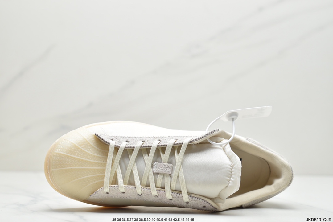 160 Eason x ADIDAS Superstar 陈奕迅联名 侧透白色贝壳头板鞋 FX8116