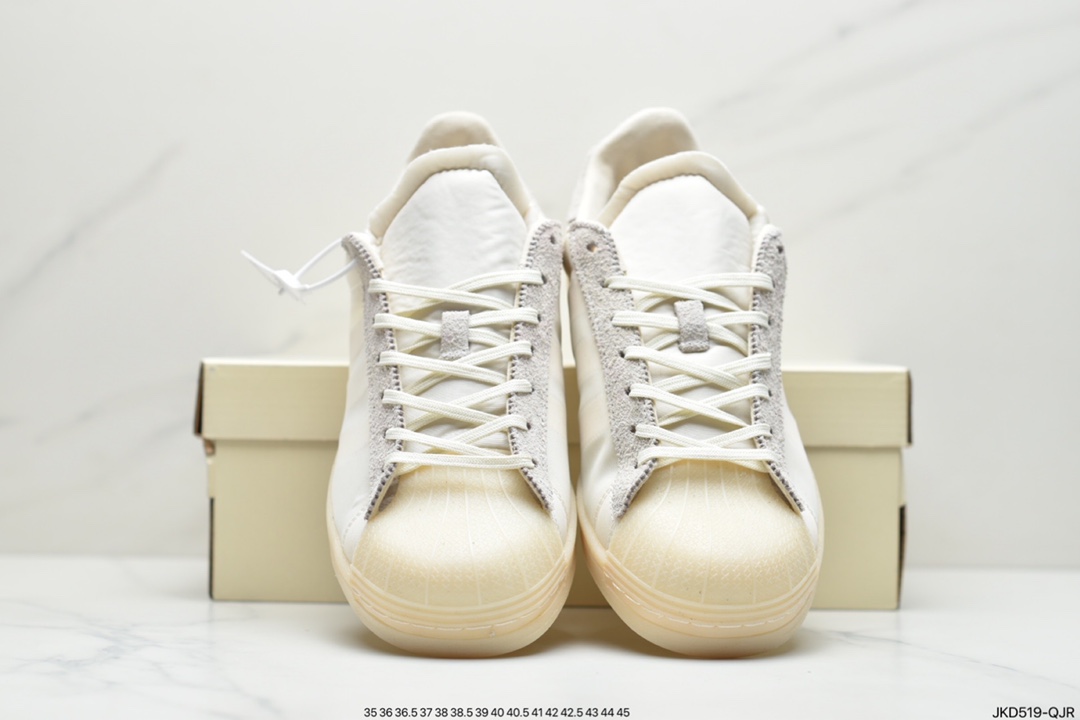 160 Eason x ADIDAS Superstar 陈奕迅联名 侧透白色贝壳头板鞋 FX8116