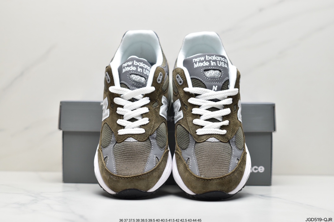 180 NB新百伦New Balance Made in USA MR993系列美产血统经典复古休闲运动百搭老爹跑步鞋“元祖灰”MR993GL