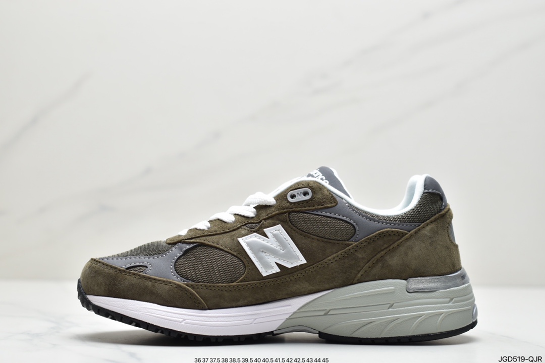 180 NB新百伦New Balance Made in USA MR993系列美产血统经典复古休闲运动百搭老爹跑步鞋“元祖灰”MR993GL