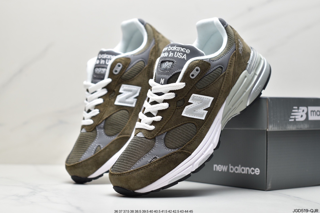 180 NB新百伦New Balance Made in USA MR993系列美产血统经典复古休闲运动百搭老爹跑步鞋“元祖灰”MR993GL