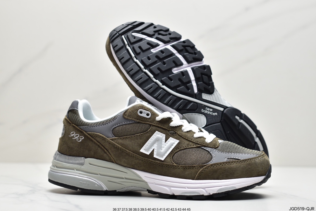 180 NB新百伦New Balance Made in USA MR993系列美产血统经典复古休闲运动百搭老爹跑步鞋“元祖灰”MR993GL