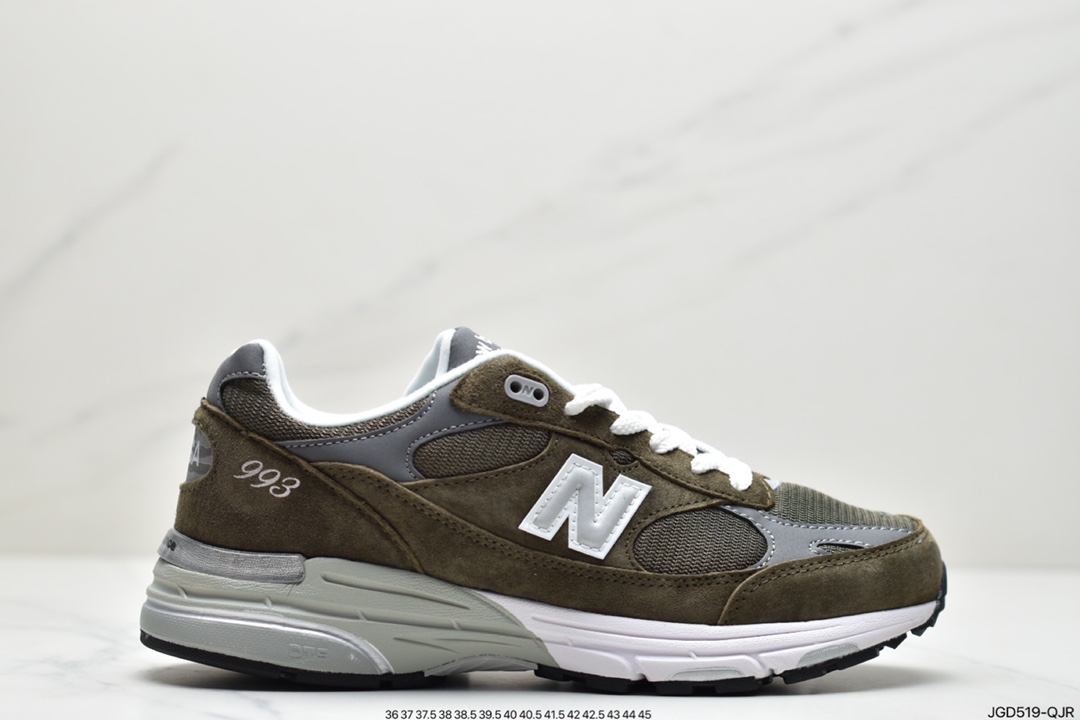 180 NB新百伦New Balance Made in USA MR993系列美产血统经典复古休闲运动百搭老爹跑步鞋“元祖灰”MR993GL