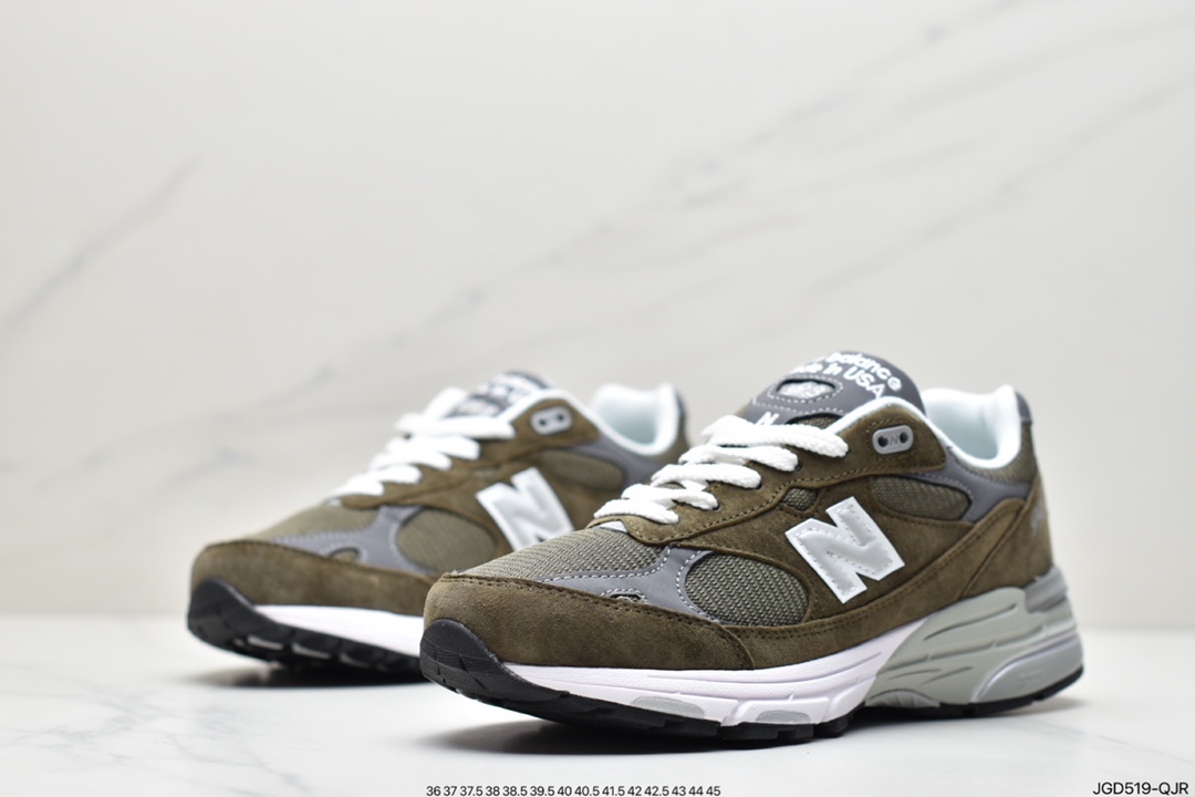 180 NB新百伦New Balance Made in USA MR993系列美产血统经典复古休闲运动百搭老爹跑步鞋“元祖灰”MR993GL