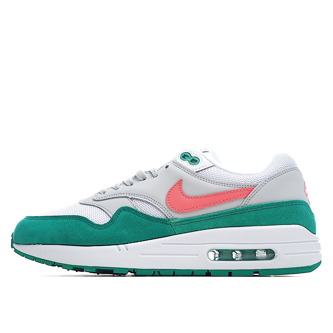 H0 Patta x Nike Air Max 1 复古休闲跑步鞋 波浪纹 灰绿粉 男女同款