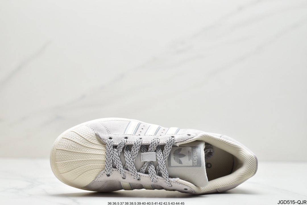 180 Adidas/阿迪达斯 采用拼接式牛培皮革鞋面BS0911