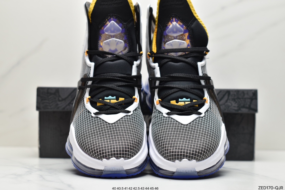 260 耐克NK LeBron 19 黑红詹姆斯总冠军战靴 DC9340-001