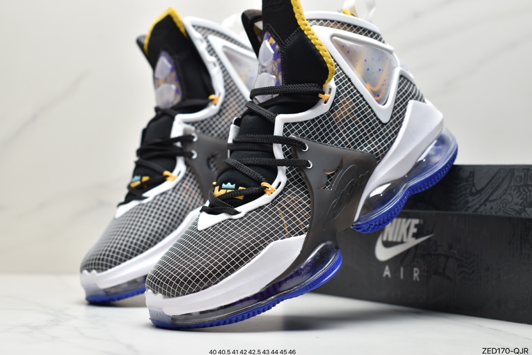 260 耐克NK LeBron 19 黑红詹姆斯总冠军战靴 DC9340-001