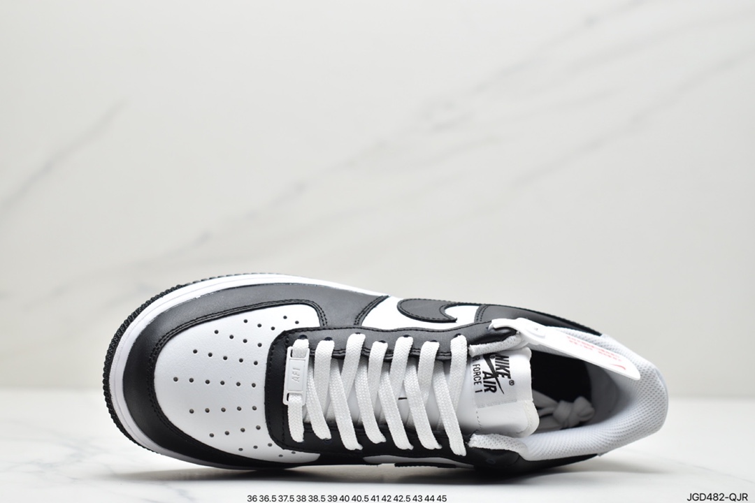 180 耐克Air Force 1 Low 黑白漆皮原楦头原纸板 AQ4134-100