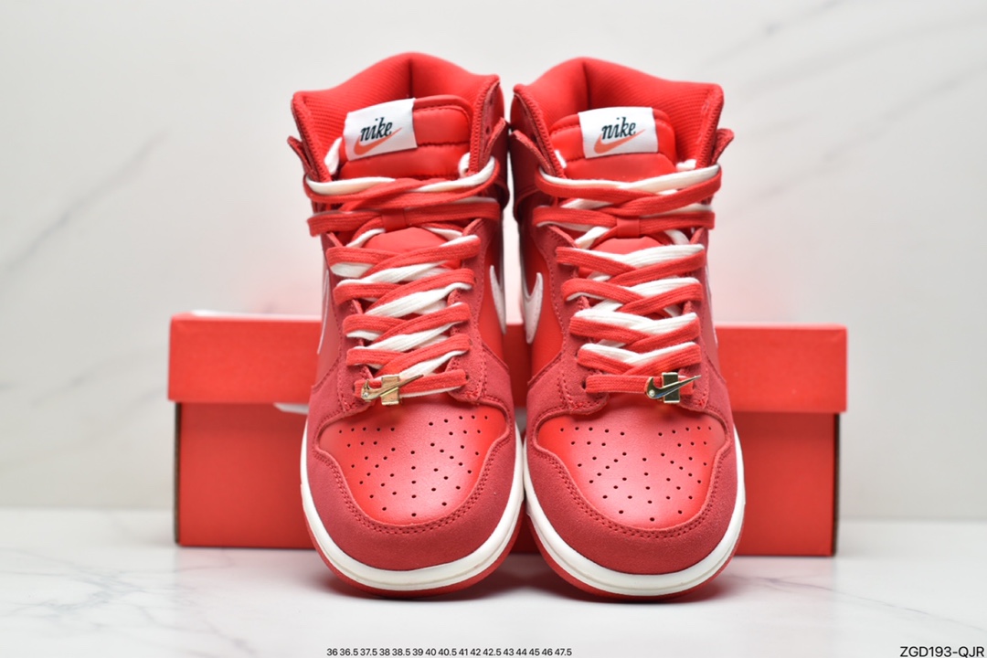 290 耐克Nike SB Dunk High SEFirst Use Sail 白绿金扣 DH0960-001