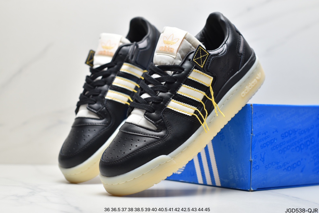 180 adidas originals Forum 84 LoW 魔术贴低帮百搭潮流休闲运动板鞋GX3659