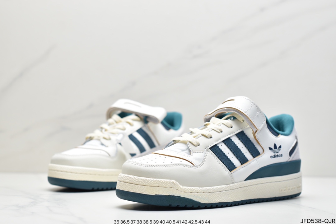 170 adidas originals Forum 84 LoW 魔术贴 低帮百搭潮流休闲运动板鞋GX3659