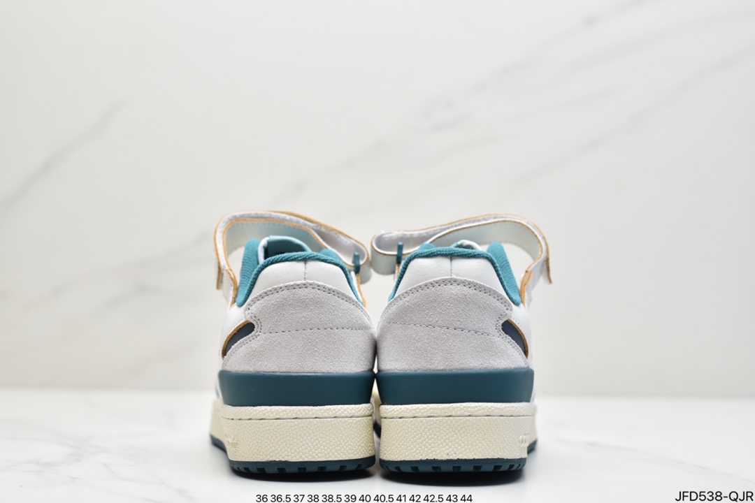 170 adidas originals Forum 84 LoW 魔术贴 低帮百搭潮流休闲运动板鞋GX3659