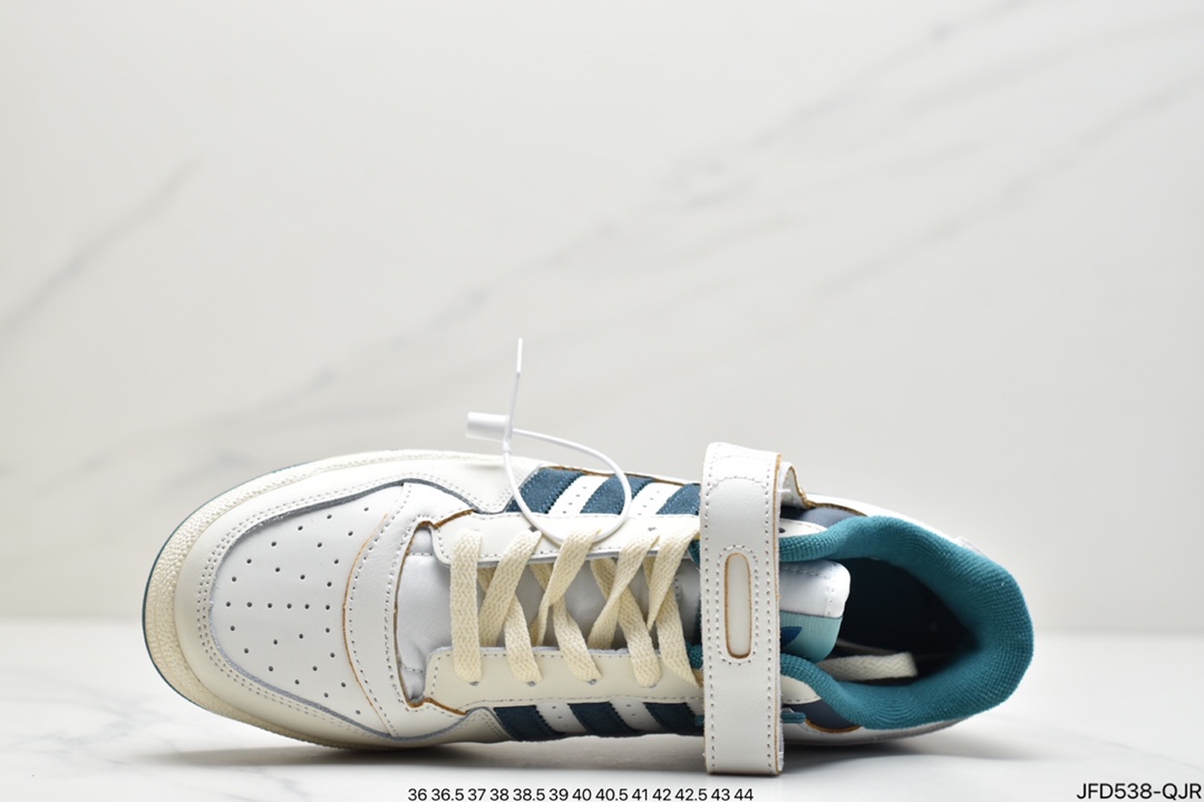 170 adidas originals Forum 84 LoW 魔术贴 低帮百搭潮流休闲运动板鞋GX3659