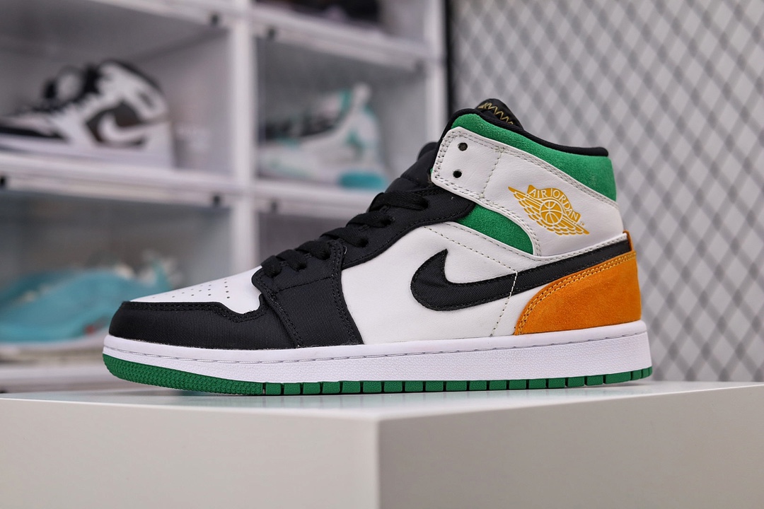 G5 公司级 Air Jordan 1 Mid SE 小 Union 无原鞋不开发 无限还原 原厂内置气垫魔块 A模大底 头层小牛皮 鞋舌AJ原厂专用牛津布+AJ专用反口珍珠布+原厂无杂质高弹内里海棉+特殊封边弹力鞋带